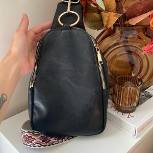 Moda Luxe Regina Sling Backpack Black